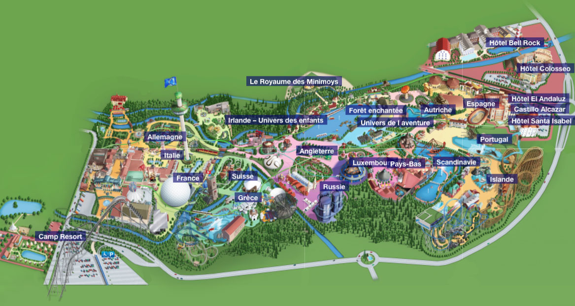 Europa Park map Jam On Planet Minecraft